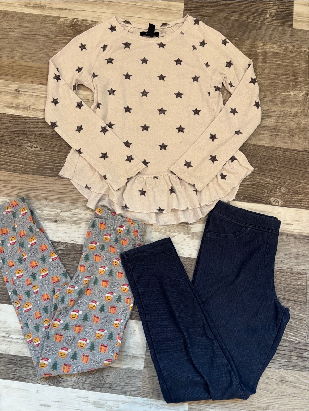 GAP Navy Tunic and 2 leggings size 10/12